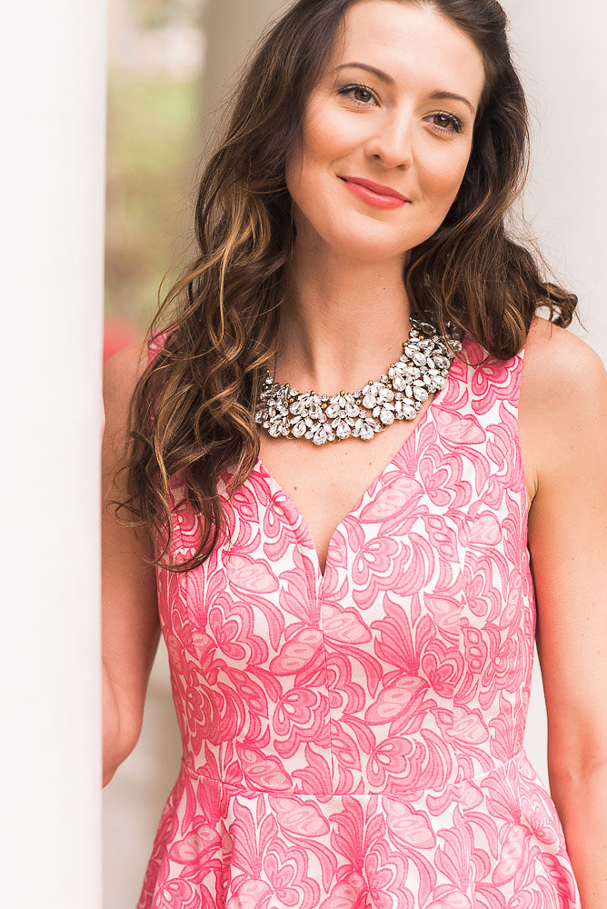 pink dress