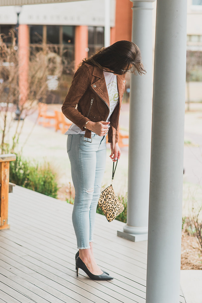 frayed jeans